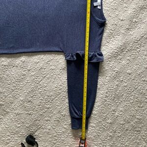 Nine West Blue Knit Top